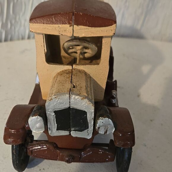 Vintage Cast Iron Toy I. M. MacDonald Fresh Farm Produce Delivery Truck - Picture 3 of 10